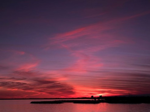 20180125SunsetPensacolaBay