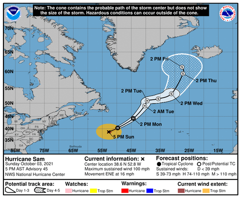 20211003 Sam 203745 5day cone with line and wind