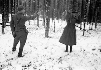 Russian spy laughing through his execution in Finland during The Winter War, 1939 1 copy